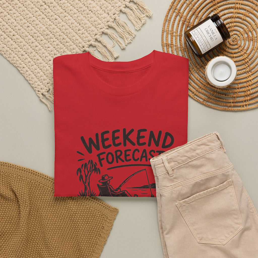 Reel Good Mates Weekend Forecast Gildan  Cotton Fishing T-Shirt