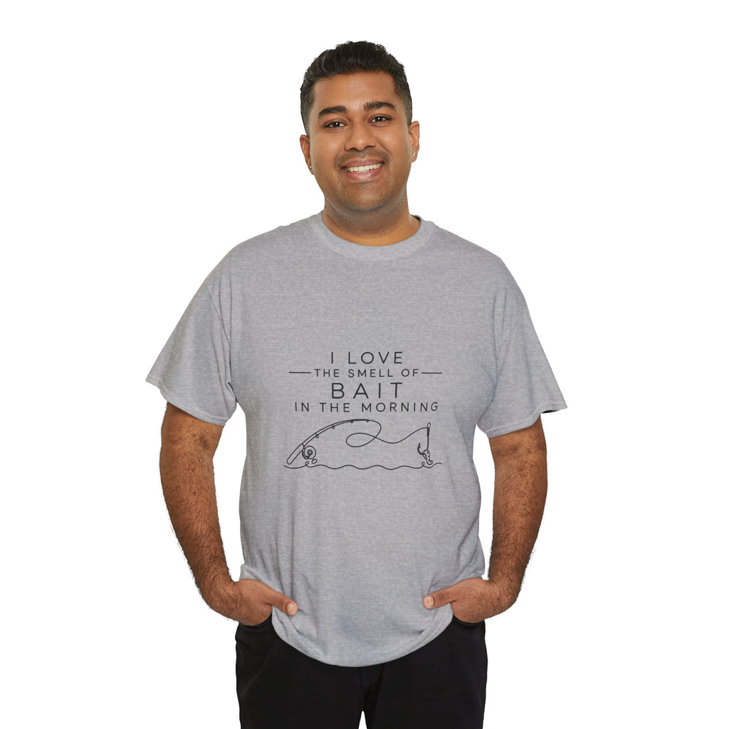 Reel Good Mates Smell of Bait  Cotton Fishing T-Shirt