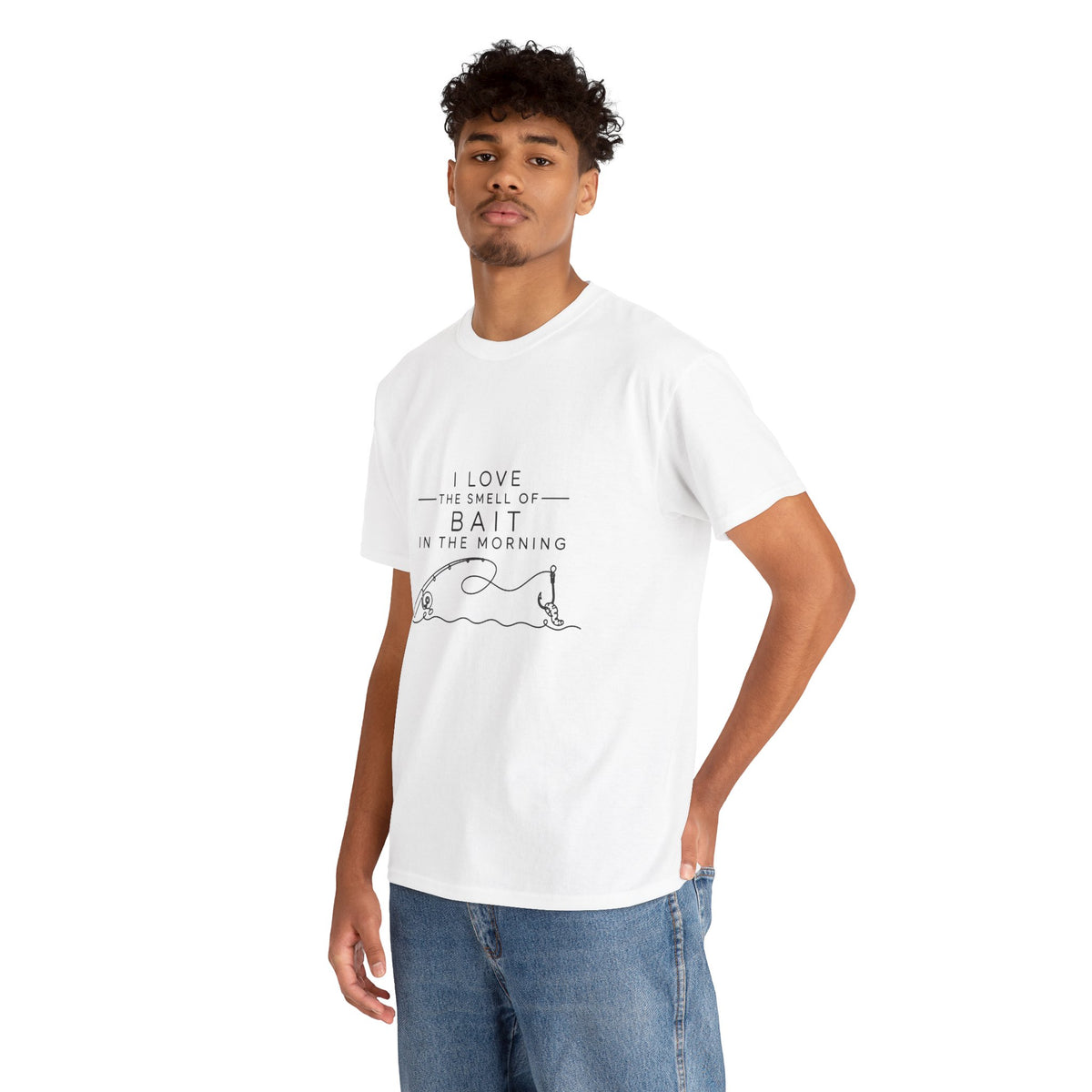 Reel Good Mates Smell of Bait  Cotton Fishing T-Shirt