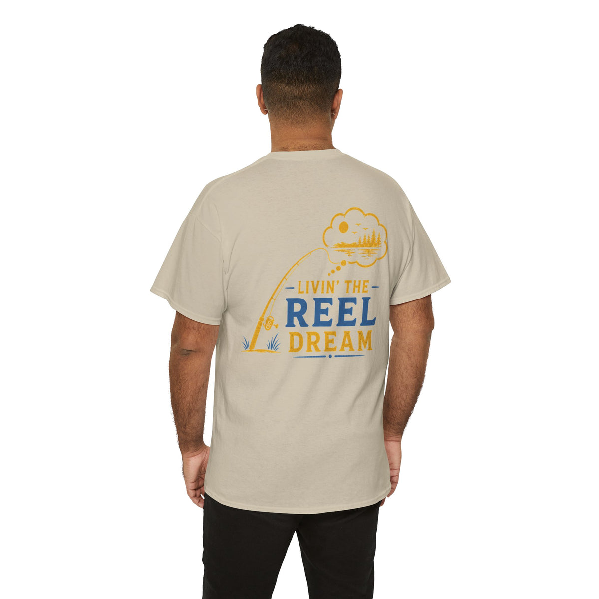Reel Good Mates Livin' the Reel Dream  Cotton Fishing T-Shirt