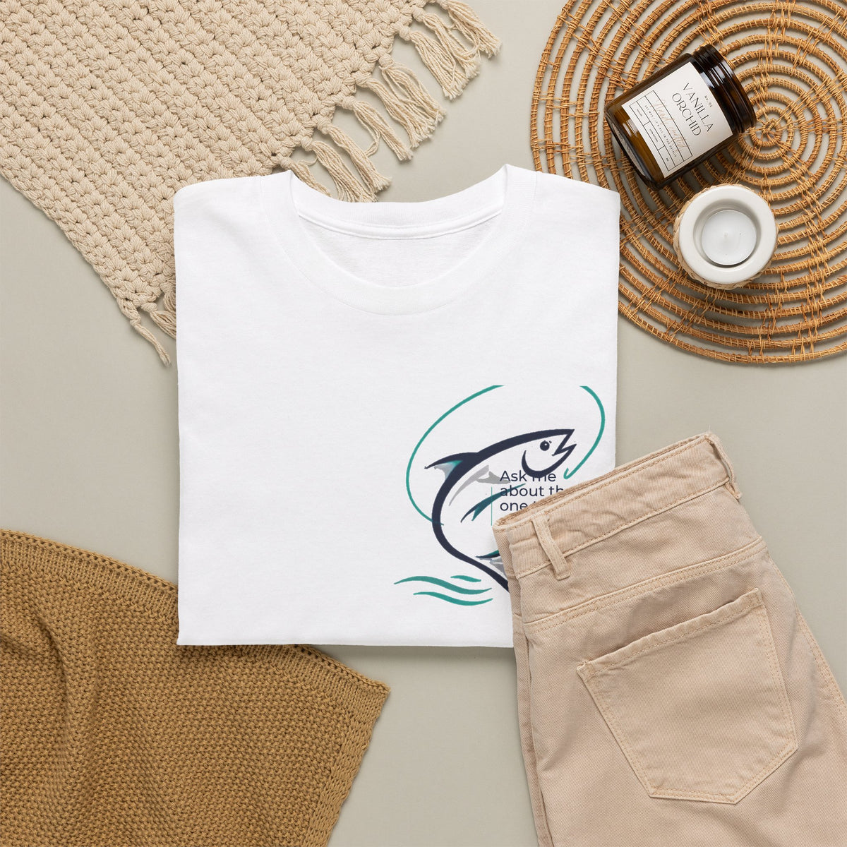 Reel Good Mates One That Got Away Shark  Cotton Fishing T-Shirt