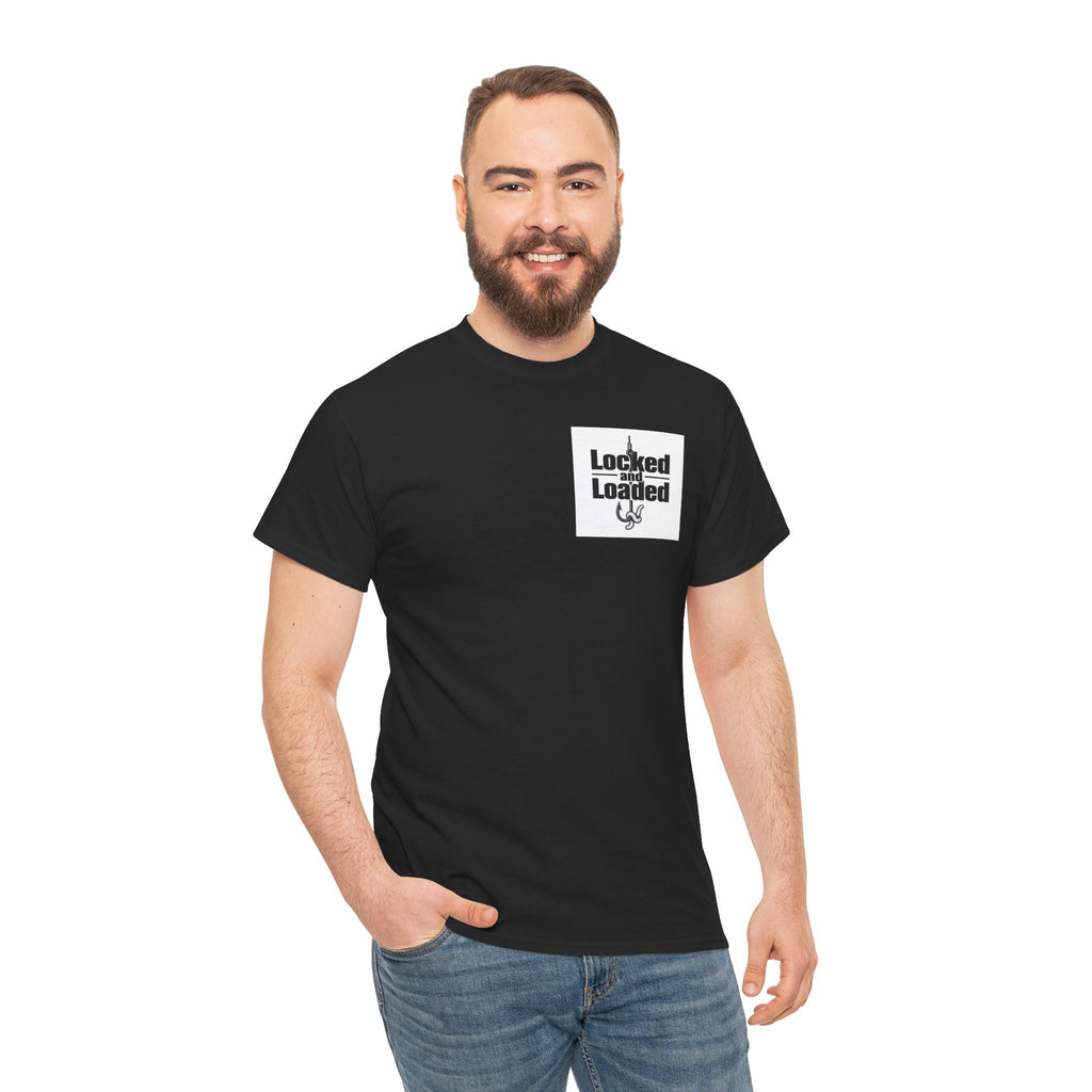 Reel Good Mates Locked & Loaded Logo Cotton Fishing T-Shirt