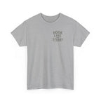 Reel Good Mates Hook Line & Stubby  Cotton Fishing T-Shirt