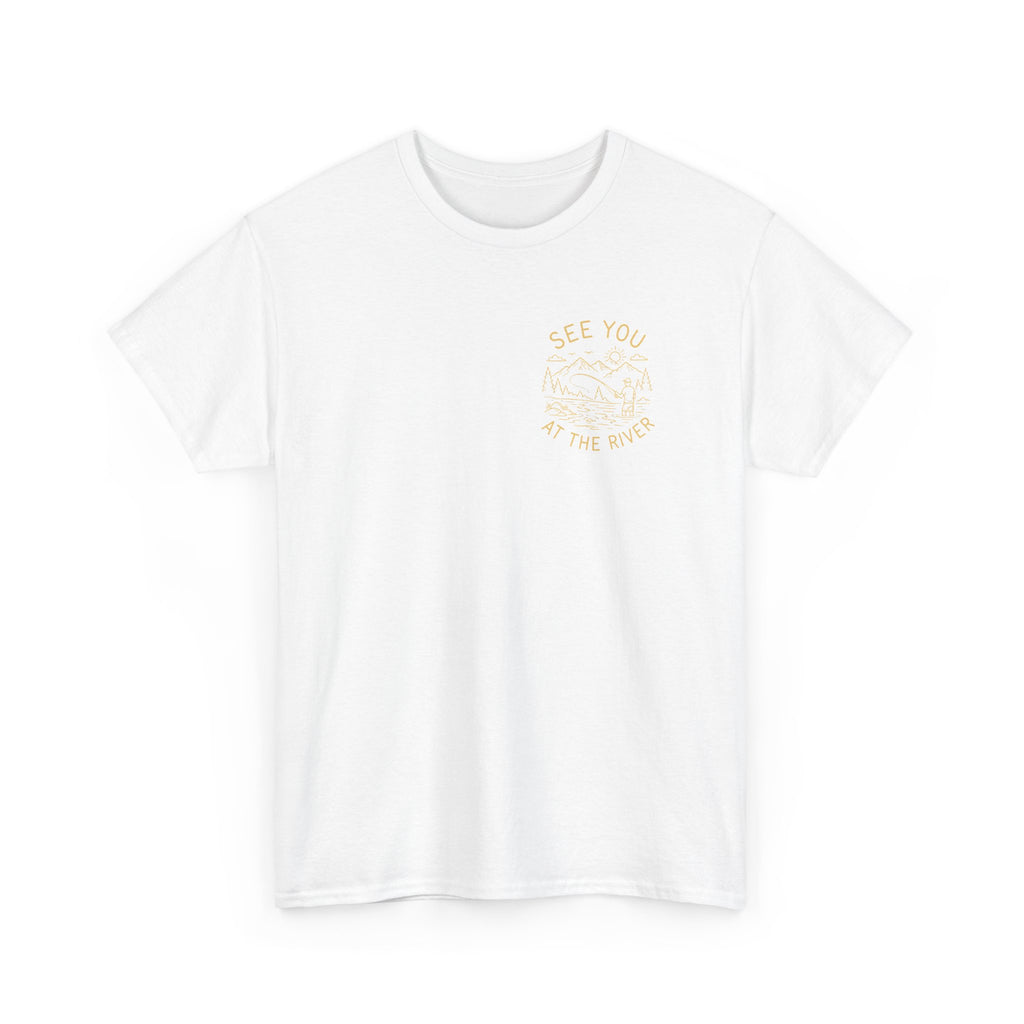 Reel Good Mates See You at the River Minimal  Cotton Fishing T-Shirt
