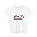 Reel Good Mates Reel Good Times Retro Wave  Cotton T-Shirt