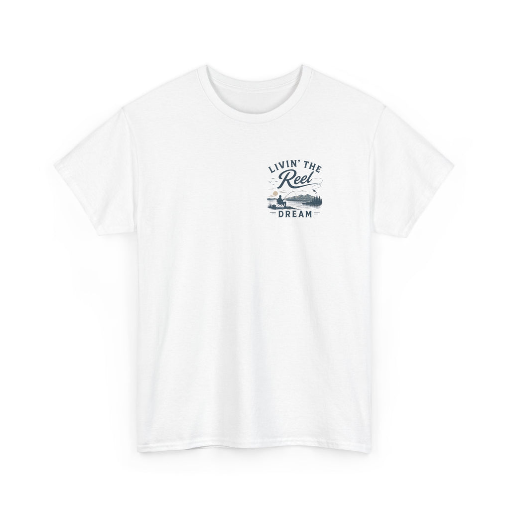 Reel Good Mates Livin' the Reel Dream Pocket  Cotton T-Shirt