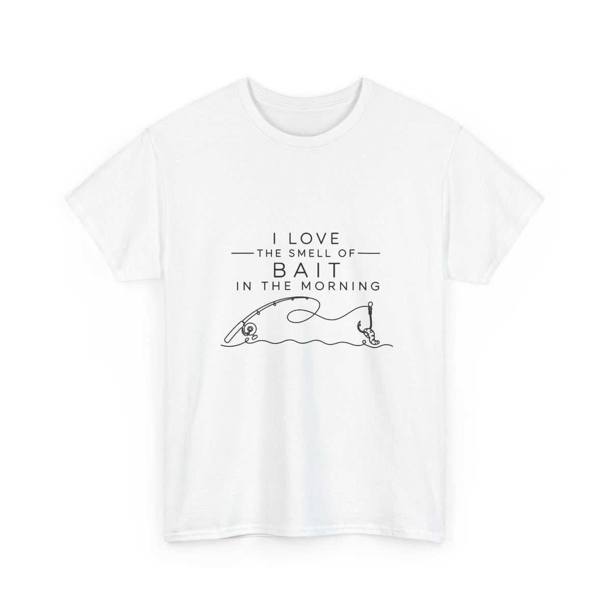 Reel Good Mates Smell of Bait  Cotton Fishing T-Shirt