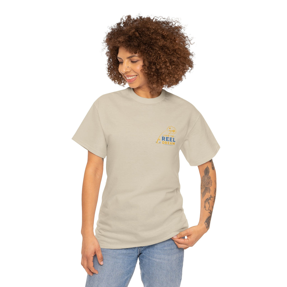 Reel Good Mates Livin' the Reel Dream  Cotton Fishing T-Shirt