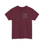 Reel Good Mates Hook Line & Stubby  Cotton Fishing T-Shirt