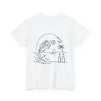 Reel Good Mates Beach Fishing Retro  Cotton Fishing T-Shirt
