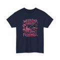 Reel Good Mates Weekend Forecast Graphic  Cotton Fishing T-Shirt