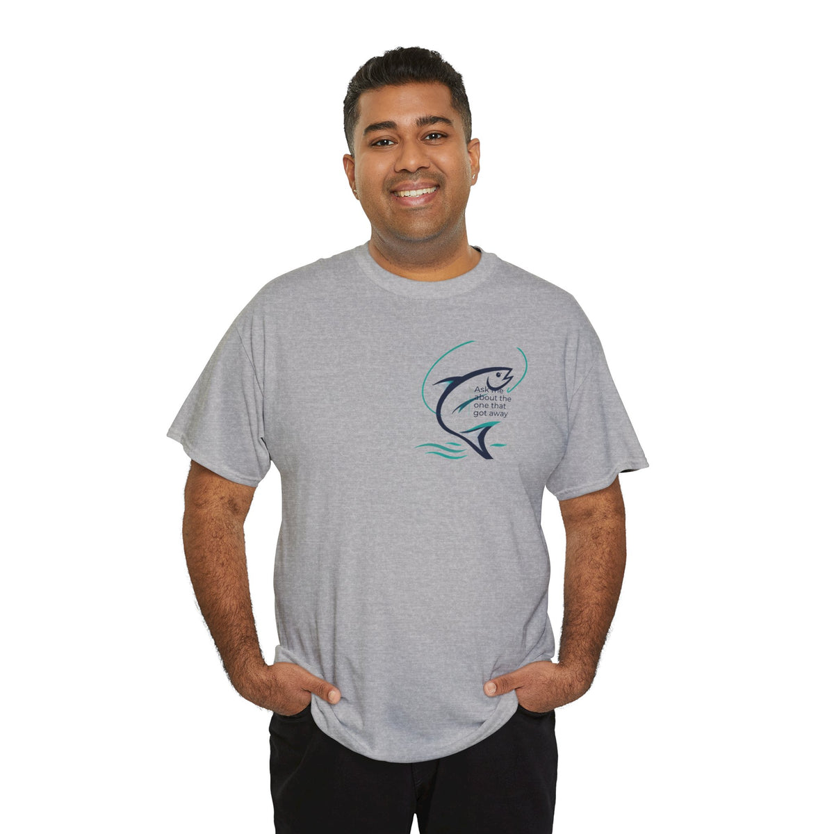 Reel Good Mates One That Got Away Shark  Cotton Fishing T-Shirt