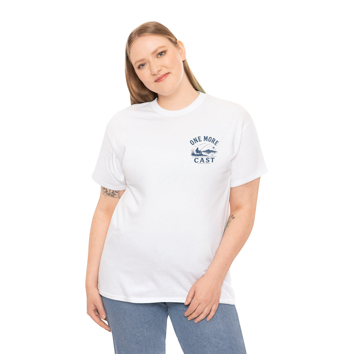 Reel Good Mates One More Cast  Cotton Fishing T-Shirt