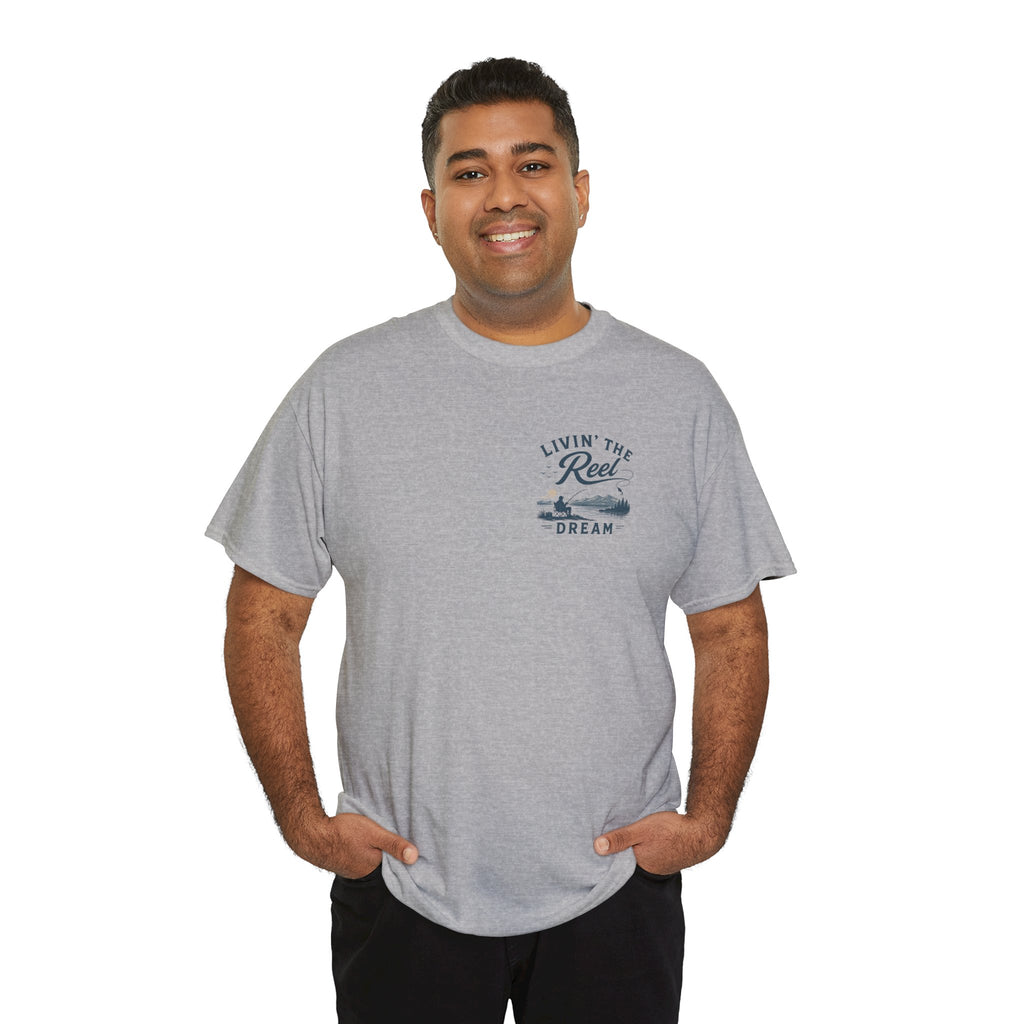 Reel Good Mates Livin' the Reel Dream Pocket  Cotton T-Shirt