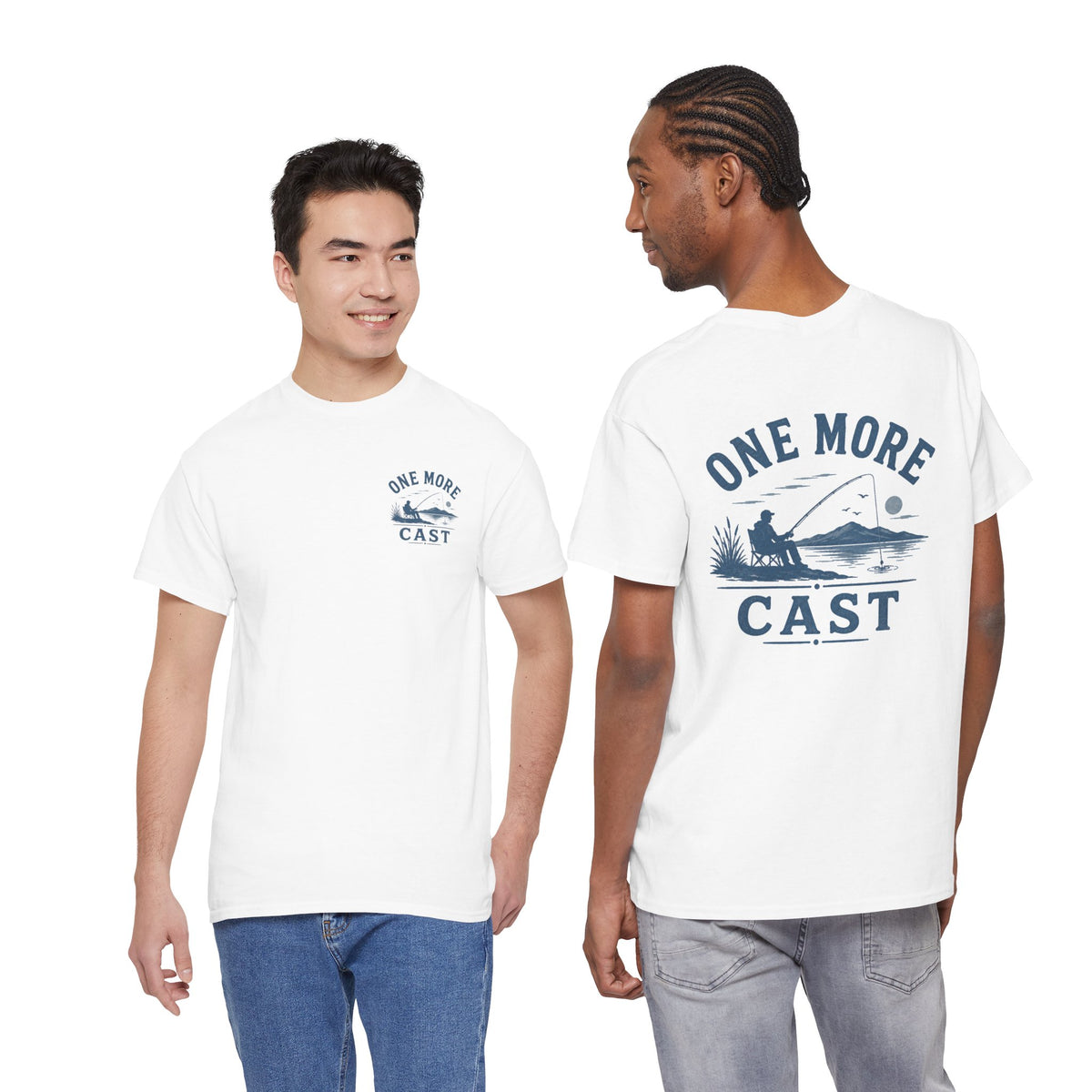 Reel Good Mates One More Cast  Cotton Fishing T-Shirt