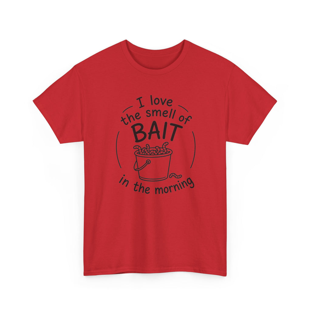 Reel Good Mates Smell of Bait Graphic  Cotton Fishing T-Shirt