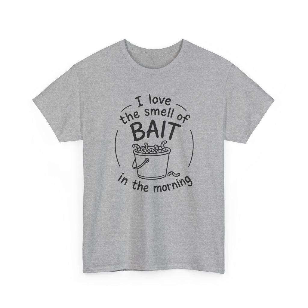 Reel Good Mates Smell of Bait Graphic  Cotton Fishing T-Shirt