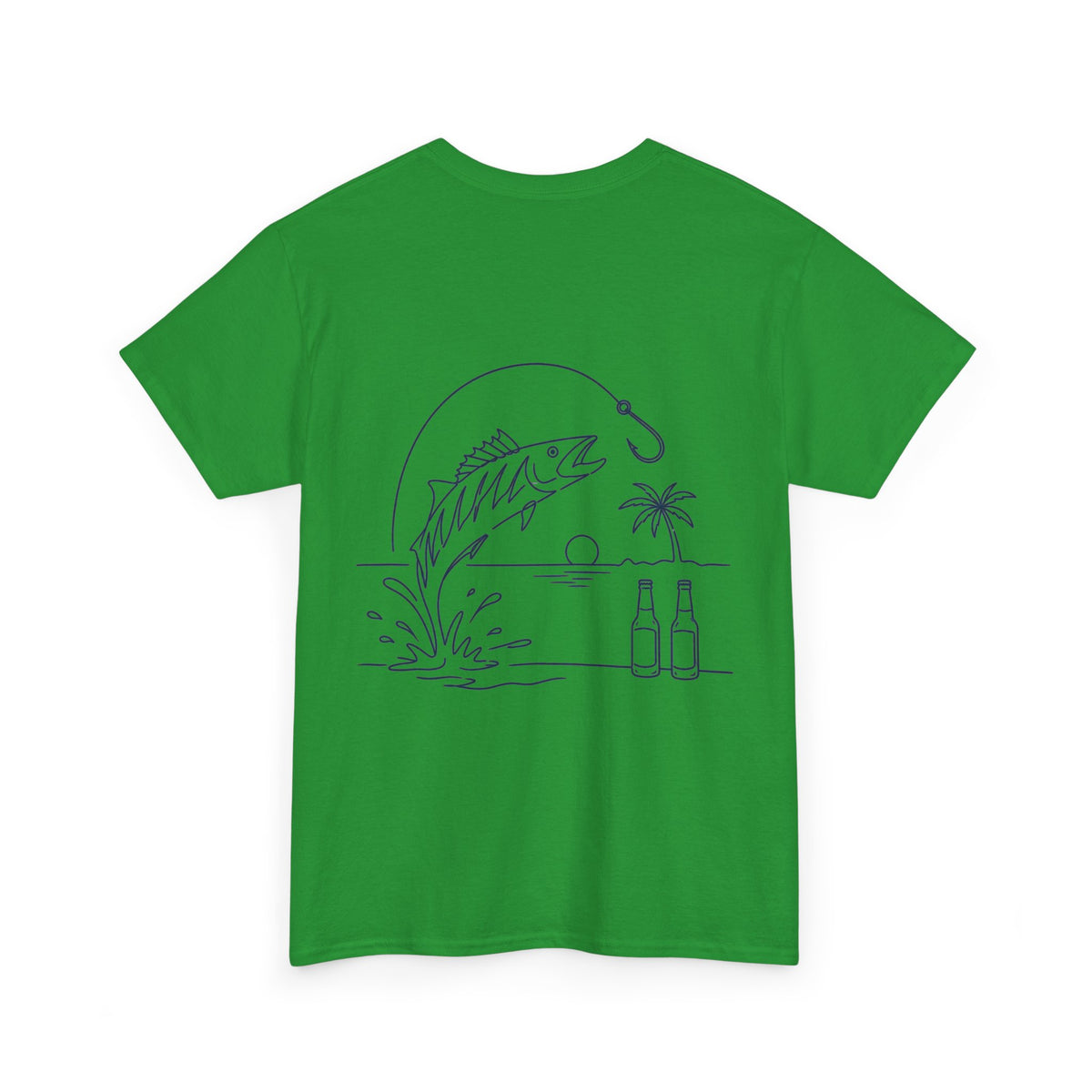 Reel Good Mates Beach Fishing Retro  Cotton Fishing T-Shirt