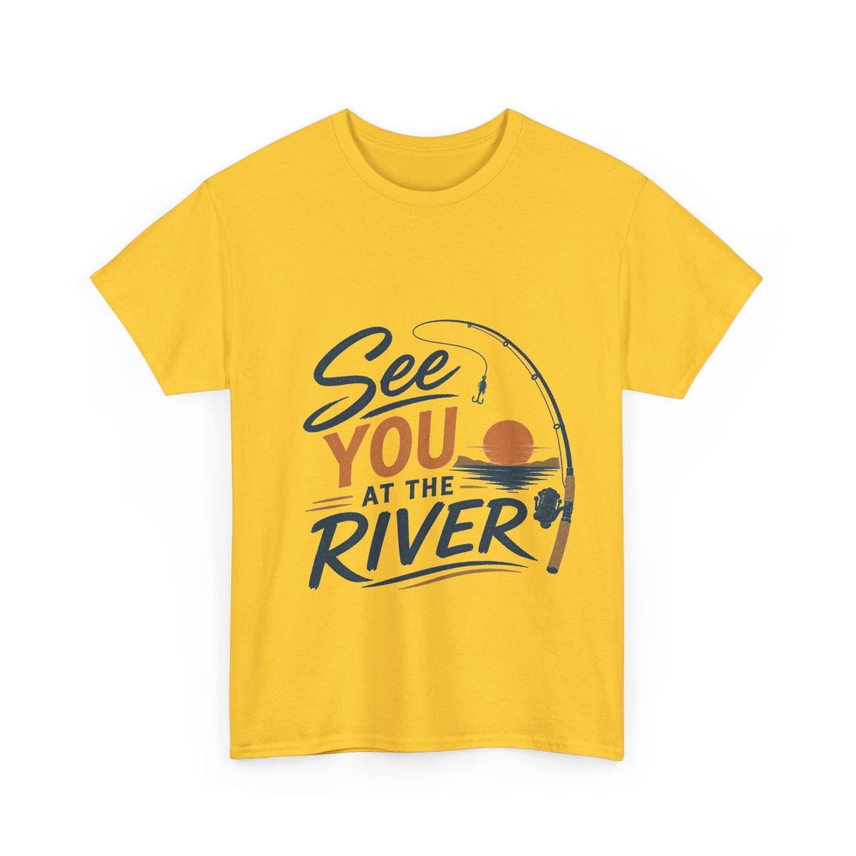 Reel Good Mates See You at the River  Cotton Fishing T-Shirt