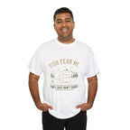 Reel Good Mates Fish Fear Me Funny  Cotton Fishing T-Shirt