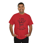 Reel Good Mates Smell of Bait Graphic  Cotton Fishing T-Shirt