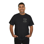Reel Good Mates Hook Line & Stubby  Cotton Fishing T-Shirt