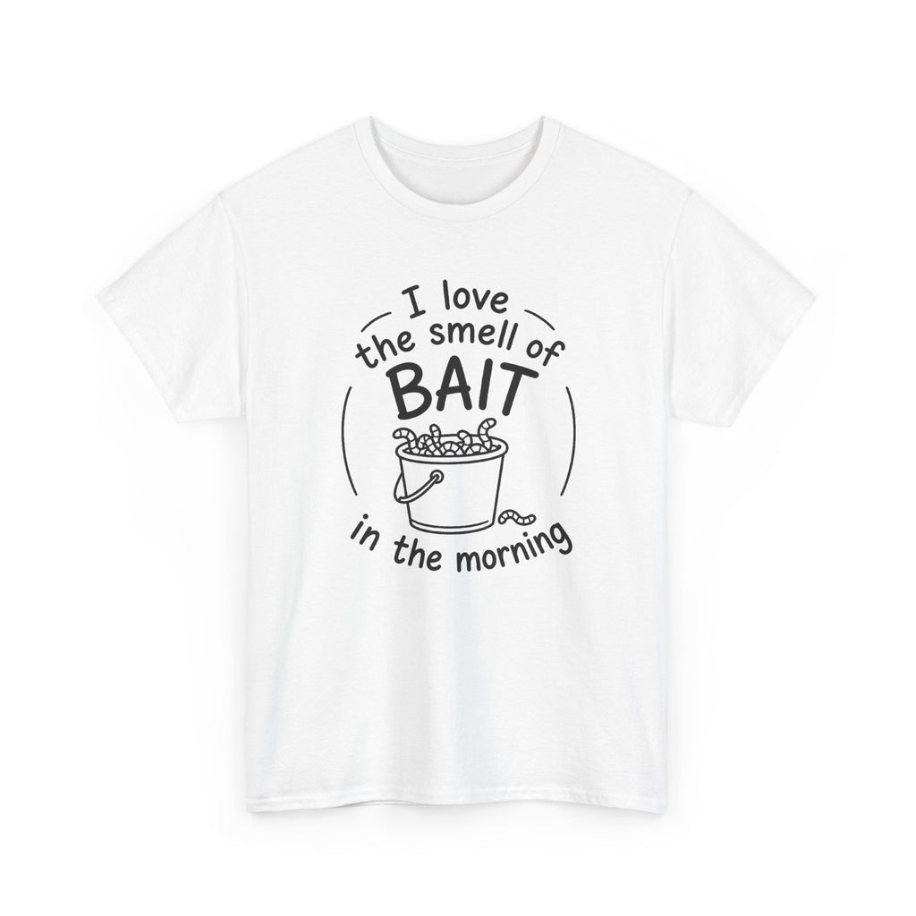 Reel Good Mates Smell of Bait Graphic  Cotton Fishing T-Shirt