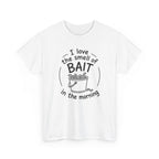 Reel Good Mates Smell of Bait Graphic  Cotton Fishing T-Shirt