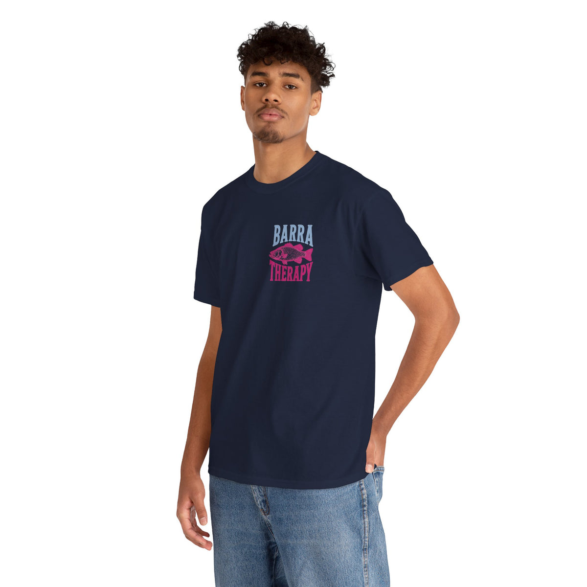 Reel Good Mates Barra Therapy Lure  Cotton Fishing T-Shirt